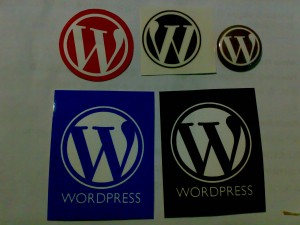 wordcamp 2009之logo纪念品